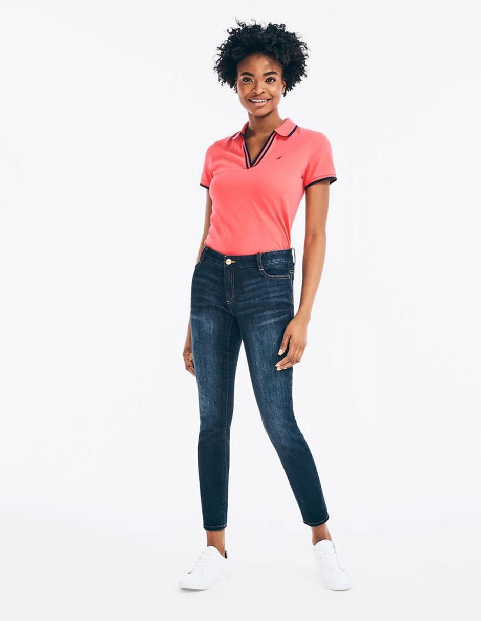Playera tipo polo Nautica para mujer