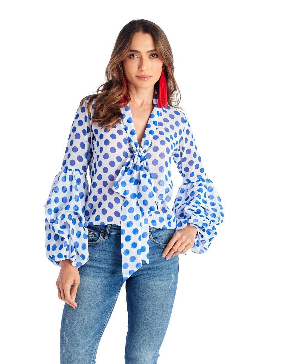 Blusa Beatriz Meade manga larga para mujer