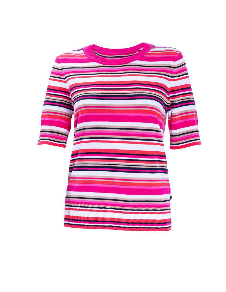 Blusa manga al codo para mujer 8
