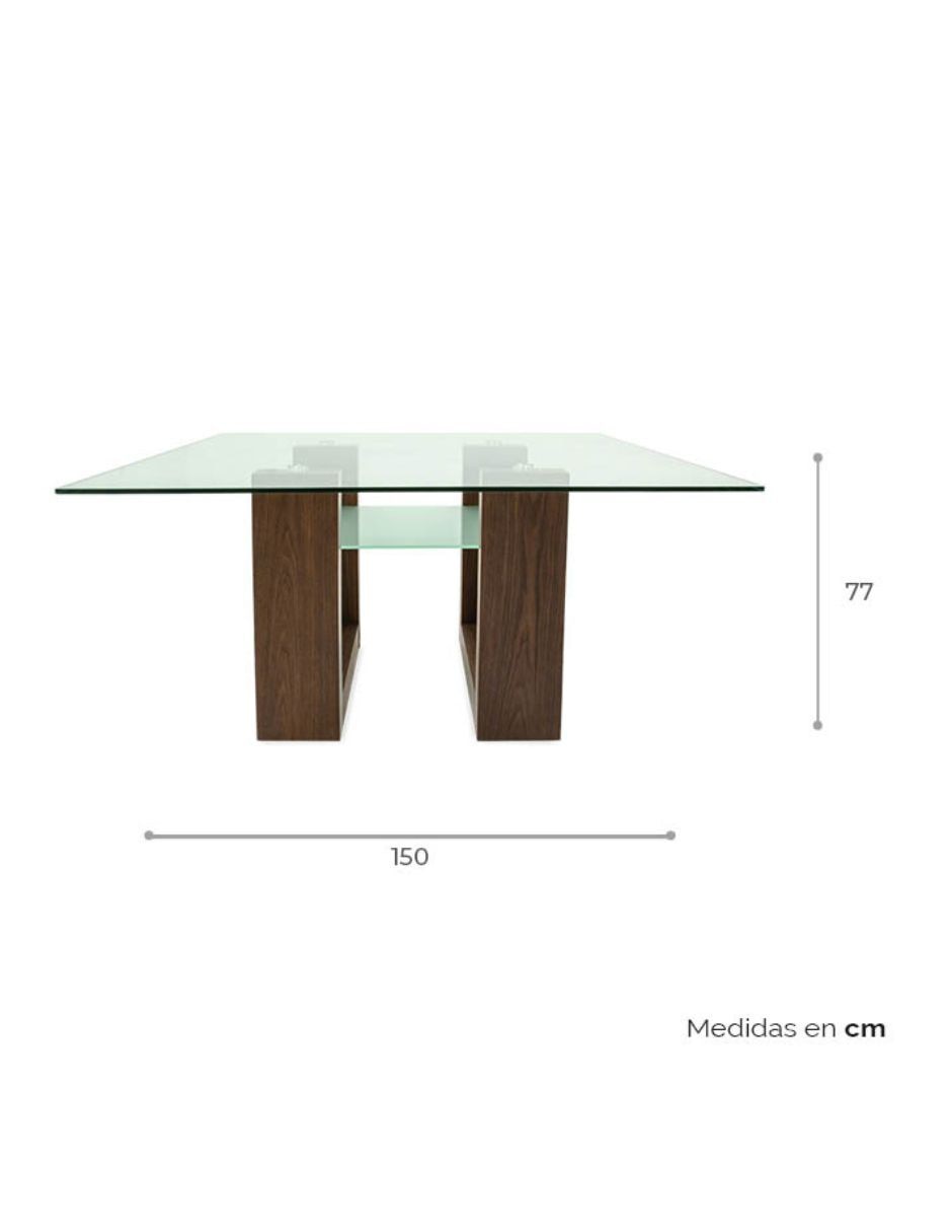 Mesa de comedor armable avek 6