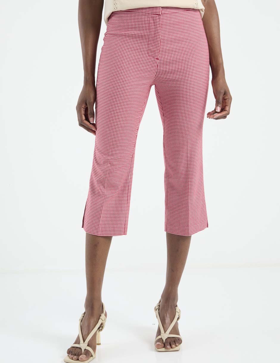 Pantalón capri Petite Studio straight para mujer