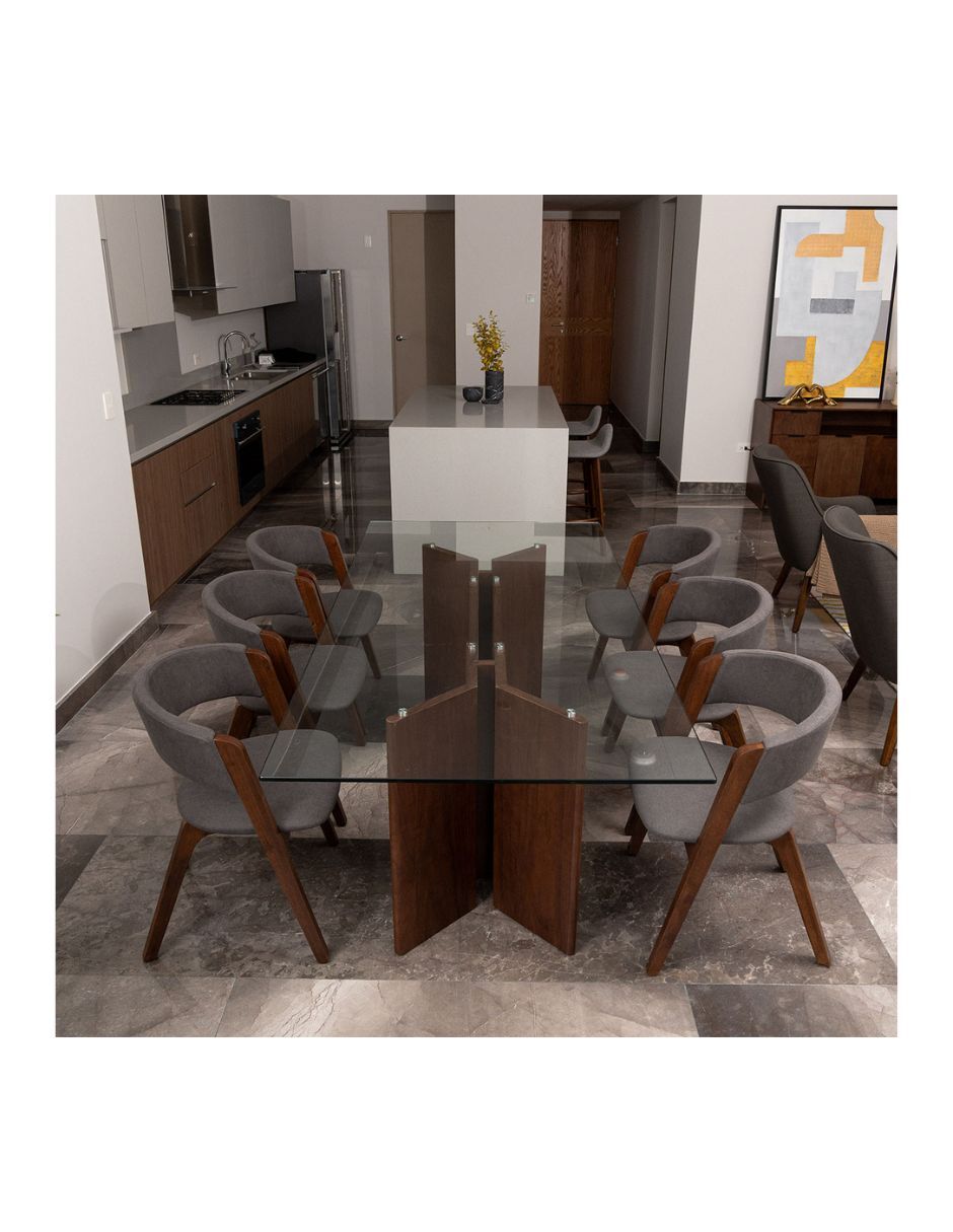 Mesa de comedor armable ketro 2
