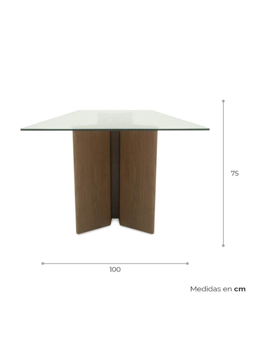 Mesa de comedor armable ketro 6