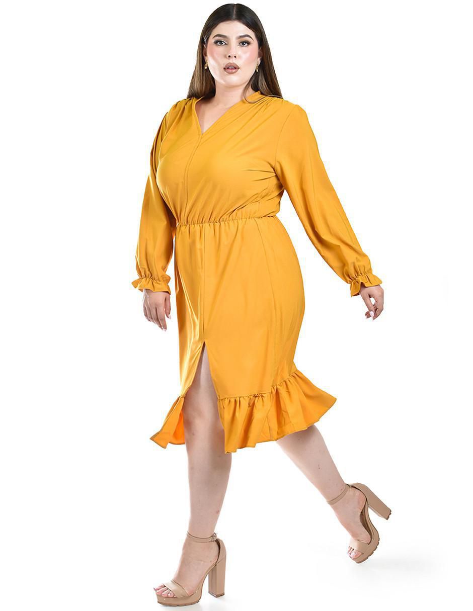Vestido a la rodilla casual para mujer 2