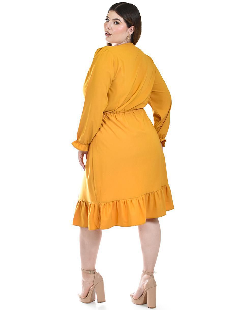 Vestido a la rodilla casual para mujer