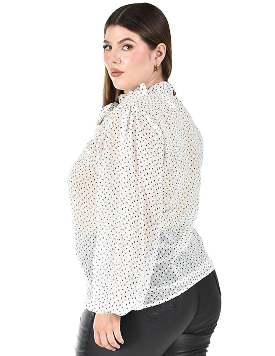 Blusa manga larga para mujer 8