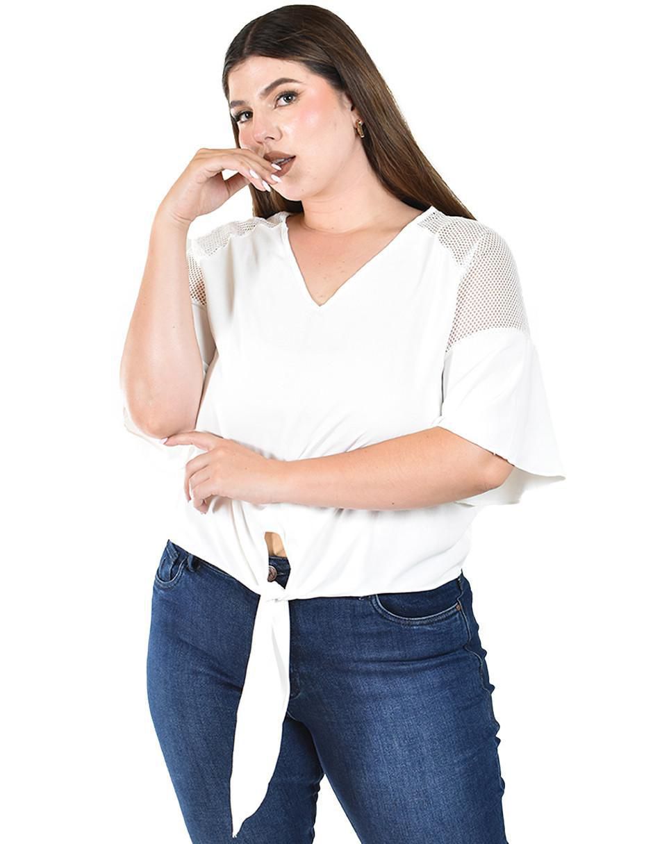 Blusa manga corta para mujer 1