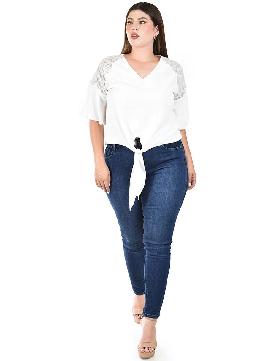 Blusa manga corta para mujer 8