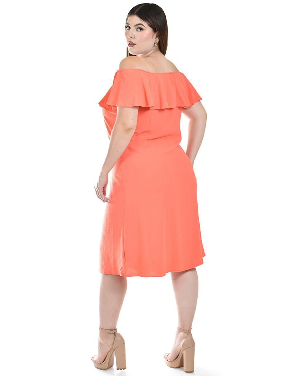 Vestido a la rodilla casual para mujer