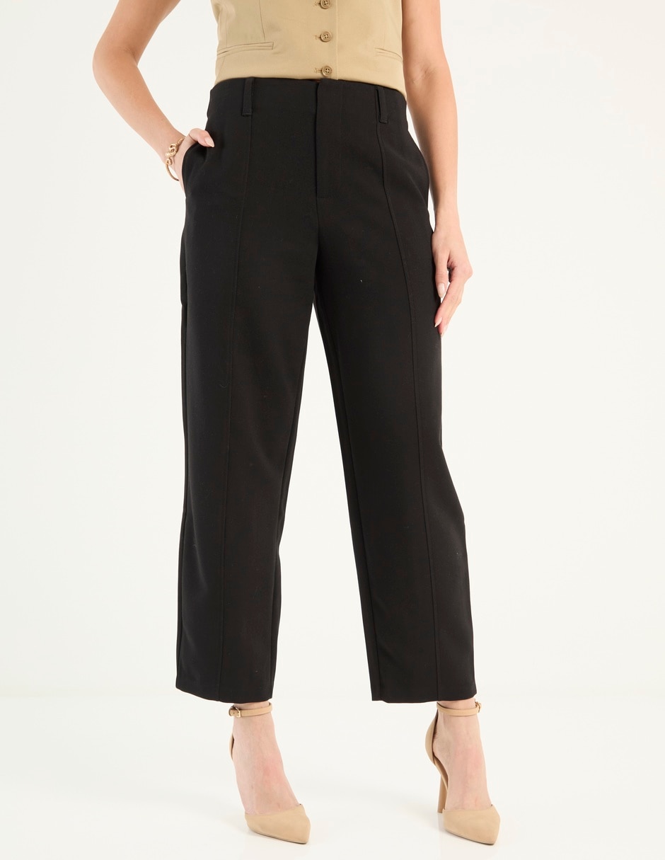 Pantalón de vestir straight para mujer 1