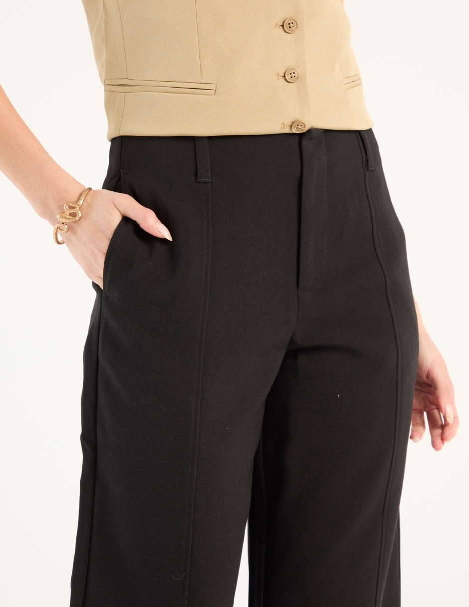 Pantalón de vestir straight para mujer 7