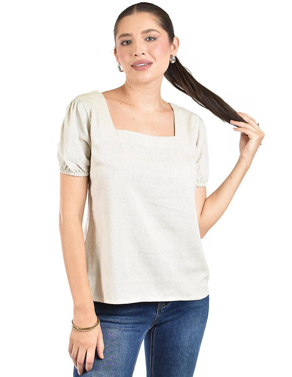 Blusa manga corta para mujer 1