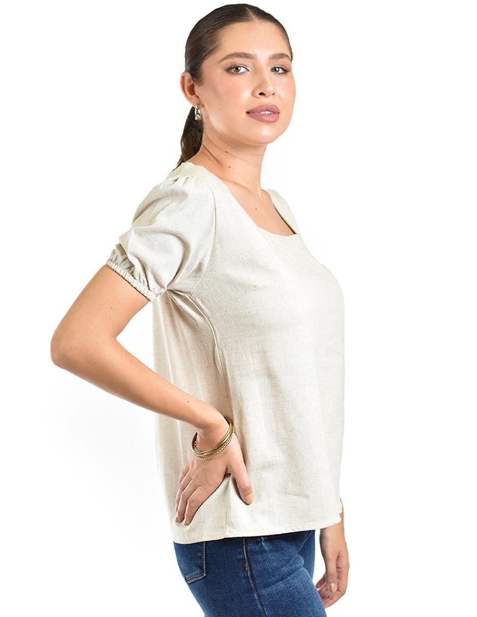 Blusa manga corta para mujer 6