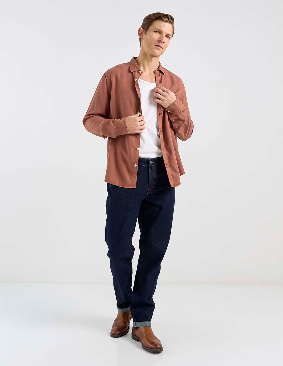 Jeans straight para hombre 7