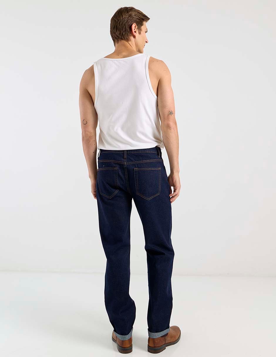 Jeans straight para hombre 11