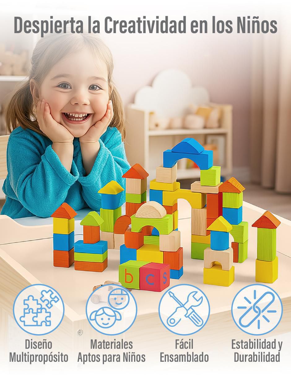 Set de mesa infantil Roots Learning Pebble de materialatt 3 piezas 2