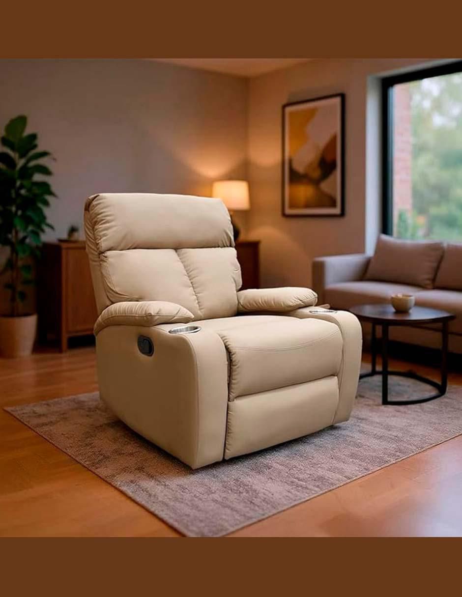 Reclinable Blue Room de vinipiel