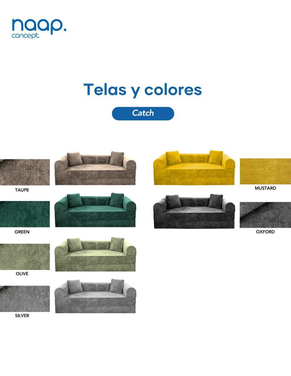 Sofá cama armable Teddy de espuma comprimida 7
