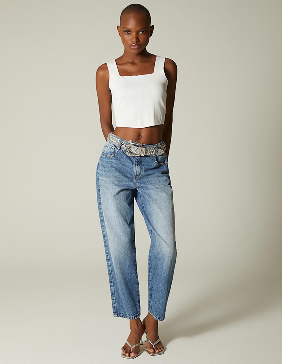 Jeans straight para mujer