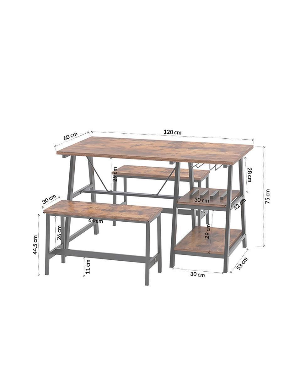 Mesa de comedor armable dukka 11