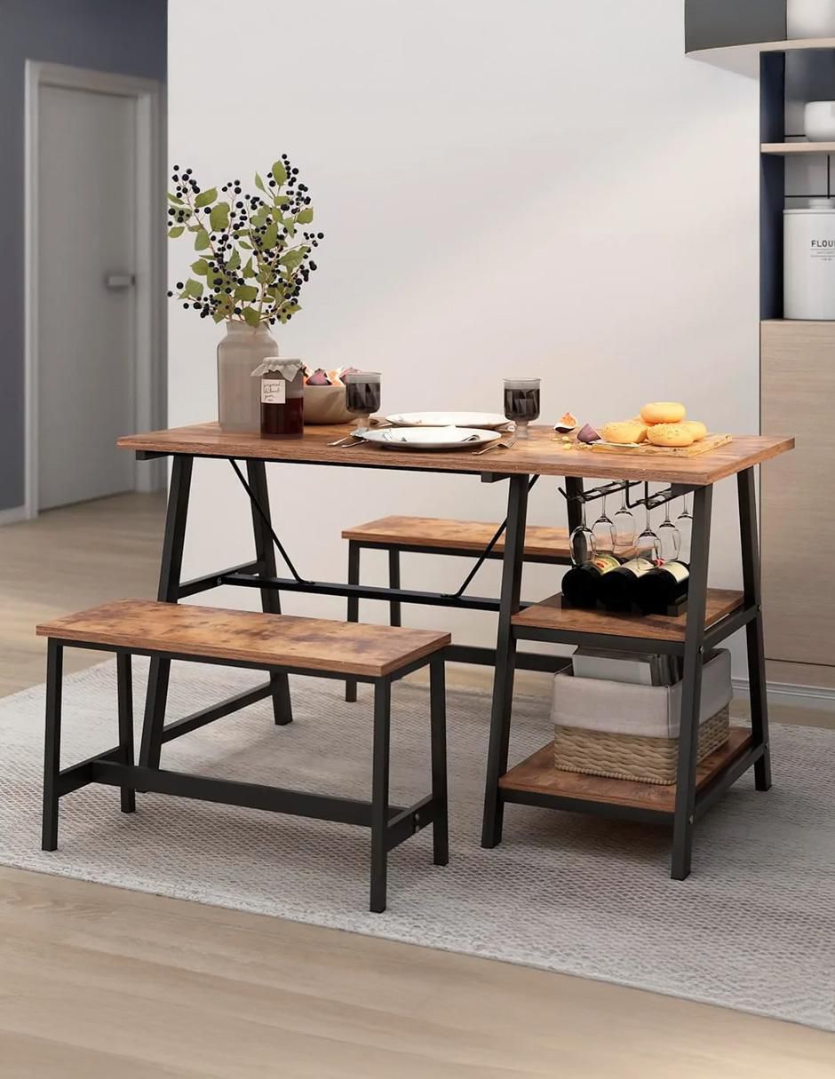 Mesa de comedor armable dukka 8