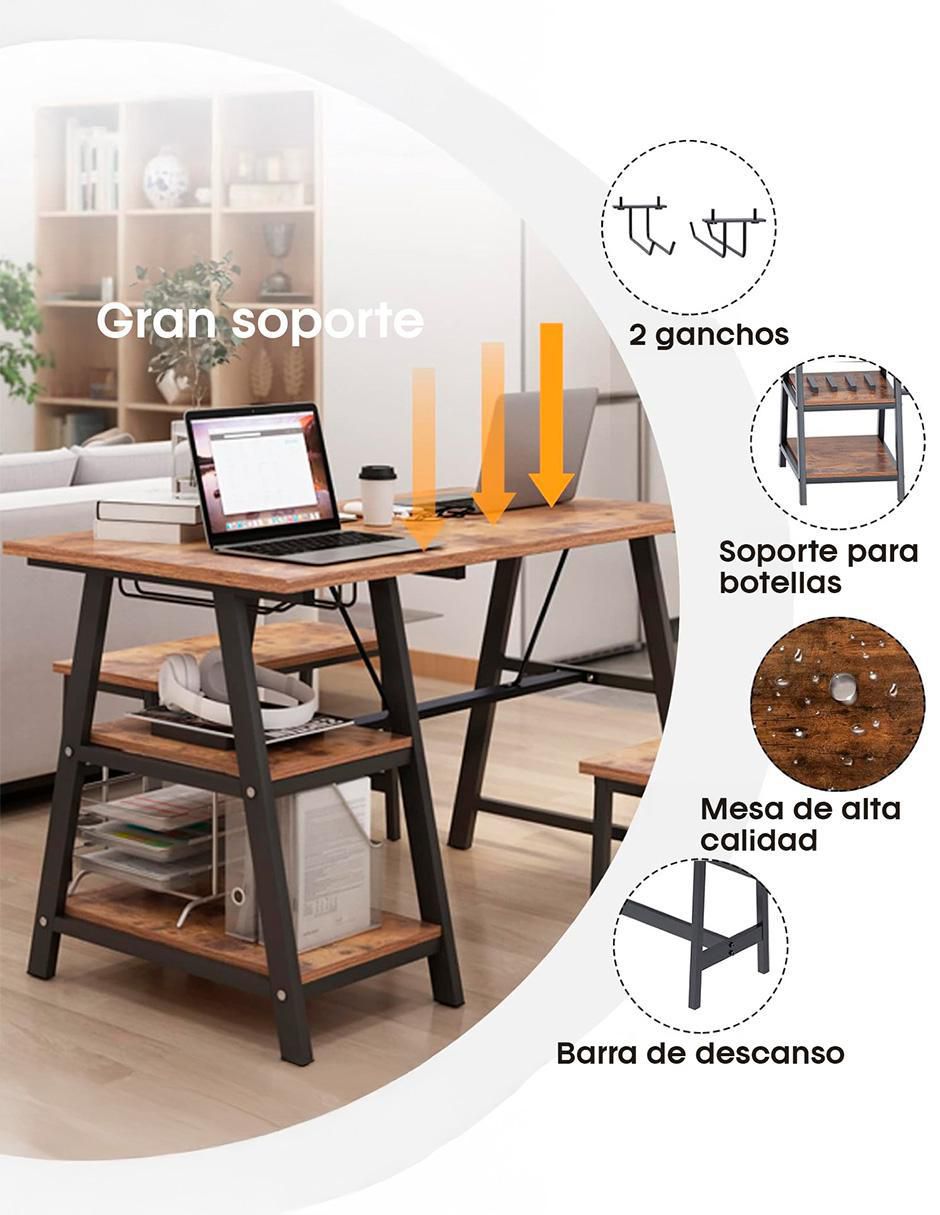 Mesa de comedor armable dukka 9