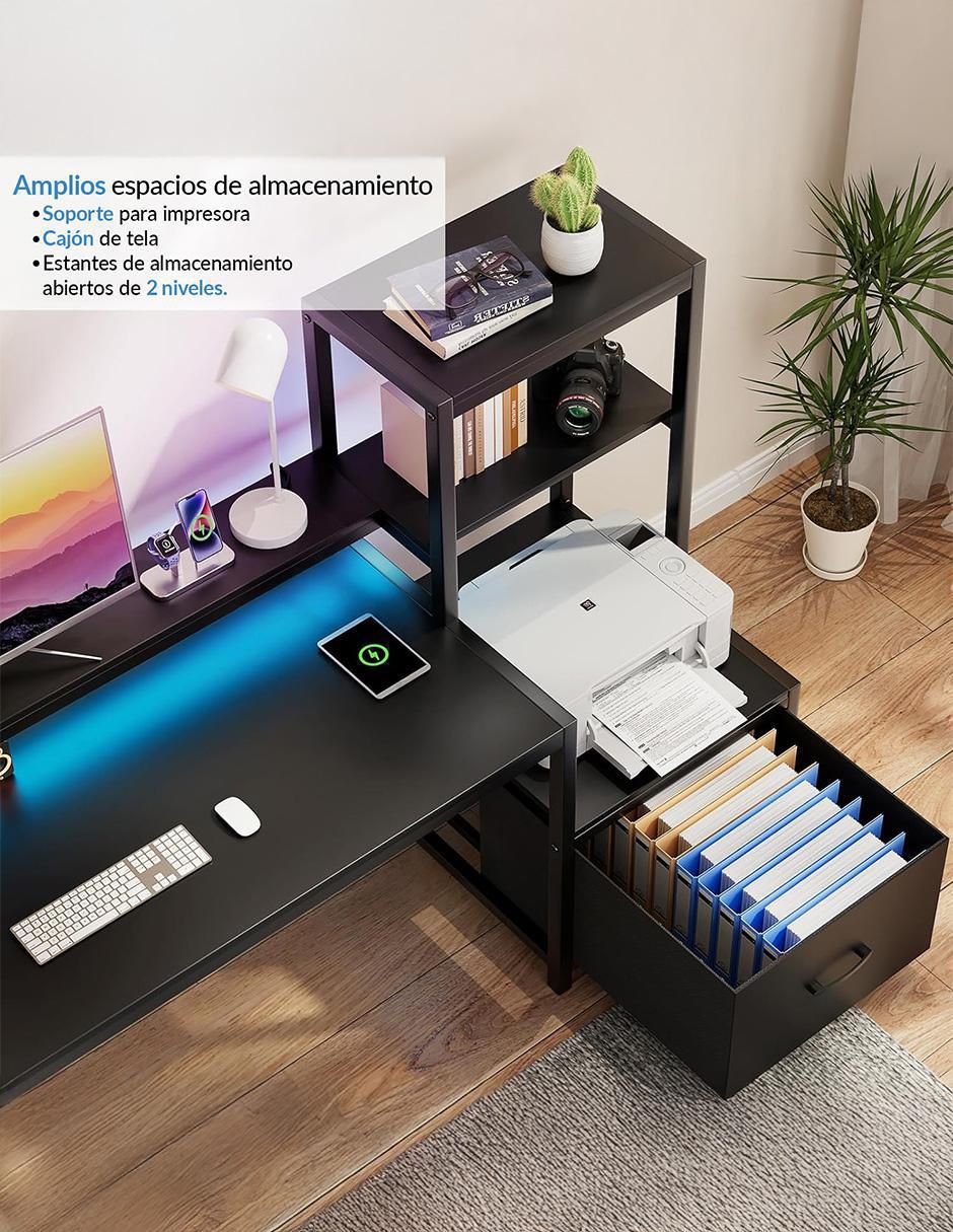 Escritorio armable Zeni Bossa de MDF