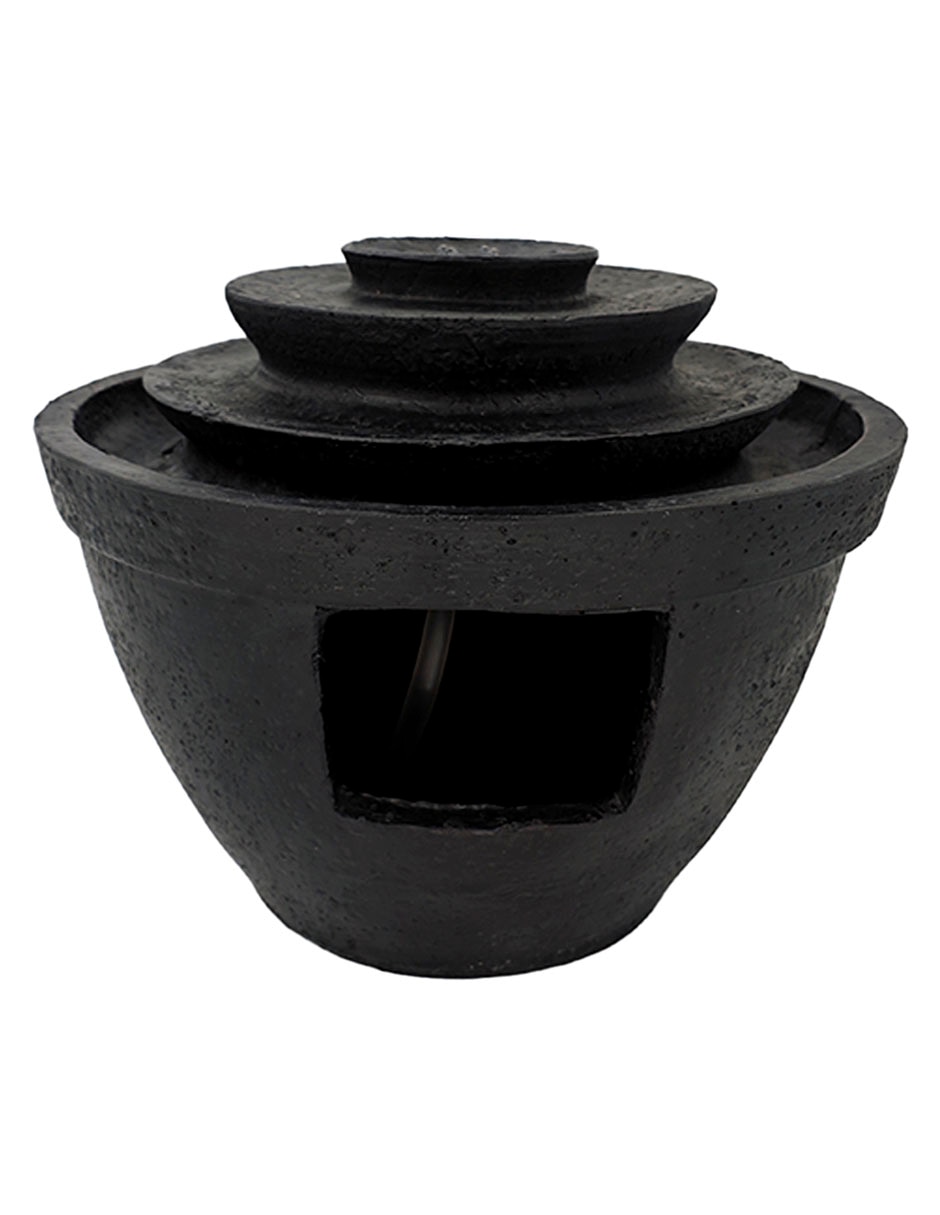 Fuente de agua co. con luz de plástico 5