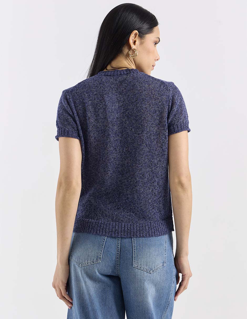 Blusa manga corta para mujer 5