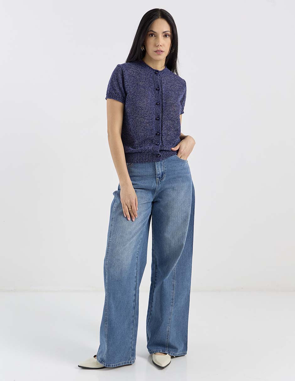 Blusa manga corta para mujer 6