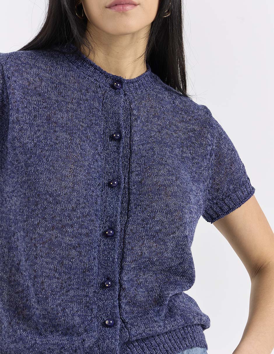 Blusa manga corta para mujer 7