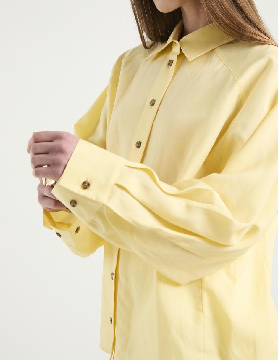 Blusa Kur.Kuma manga larga para mujer