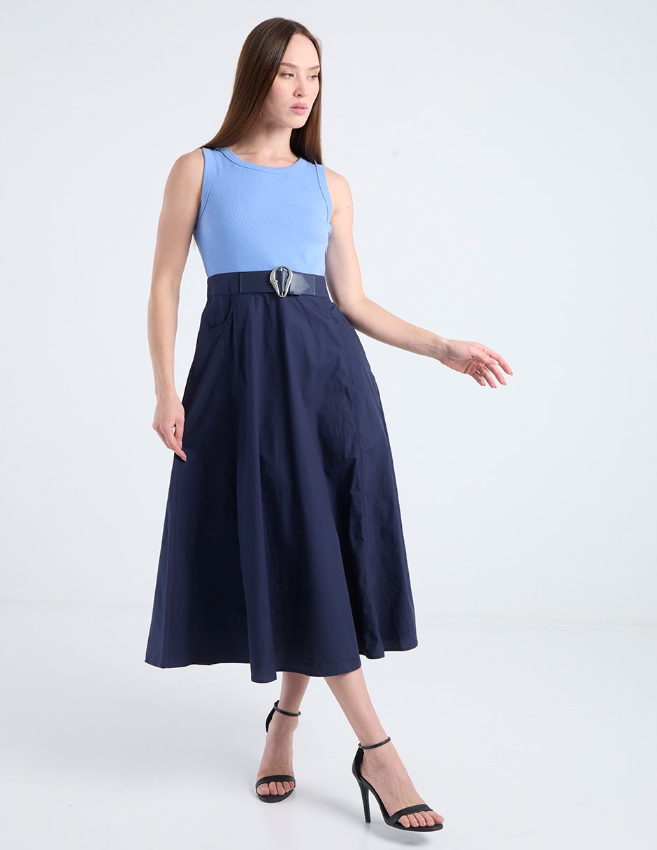 Vestido midi casual Kur.Kuma para mujer
