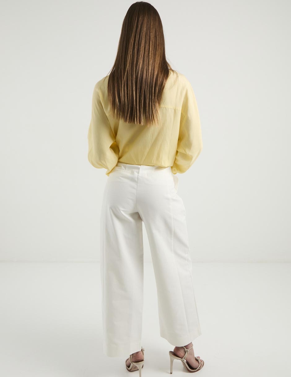 Pantalón coulotte amplio para mujer 5