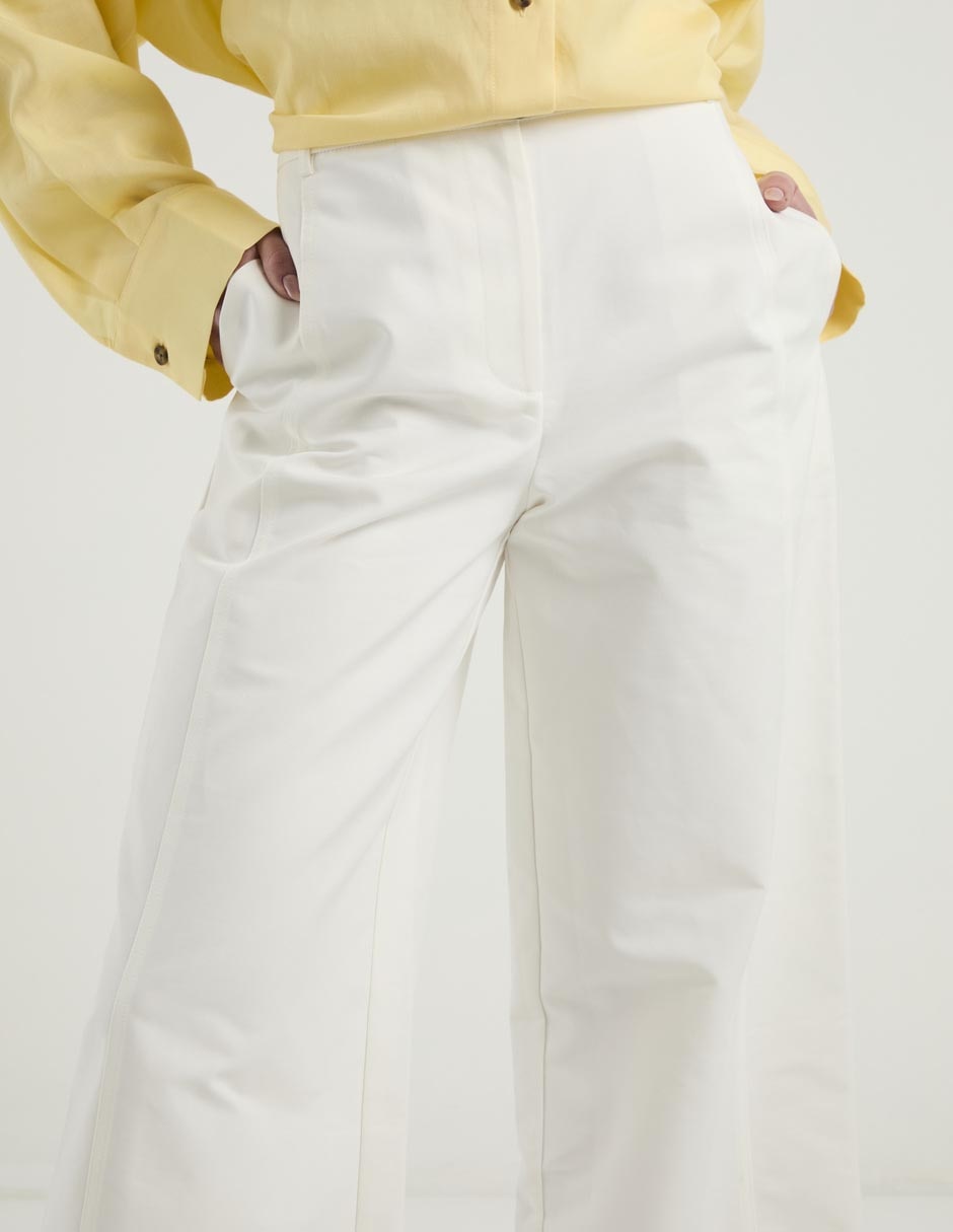 Pantalón coulotte amplio para mujer 3