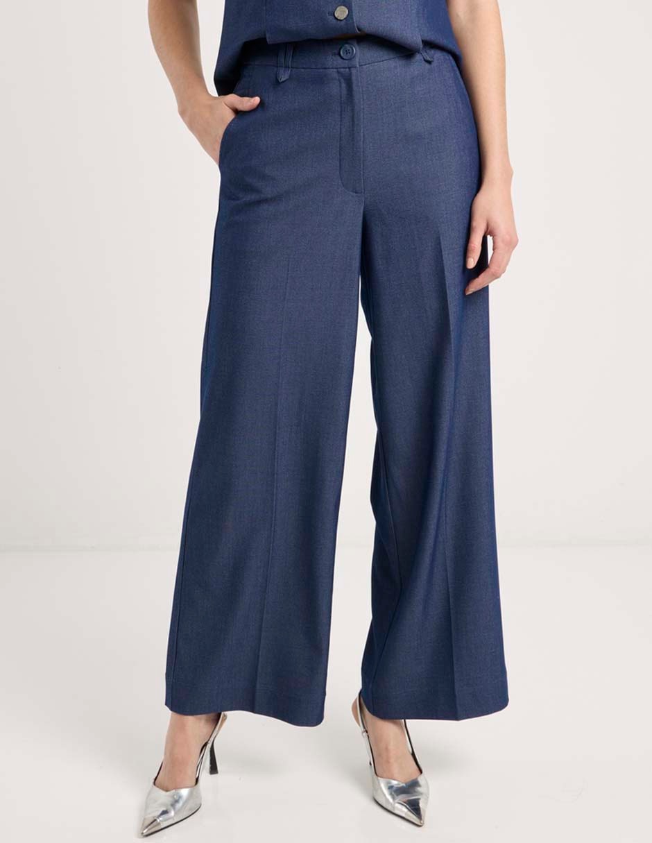 Pantalón coulotte amplio para mujer 1