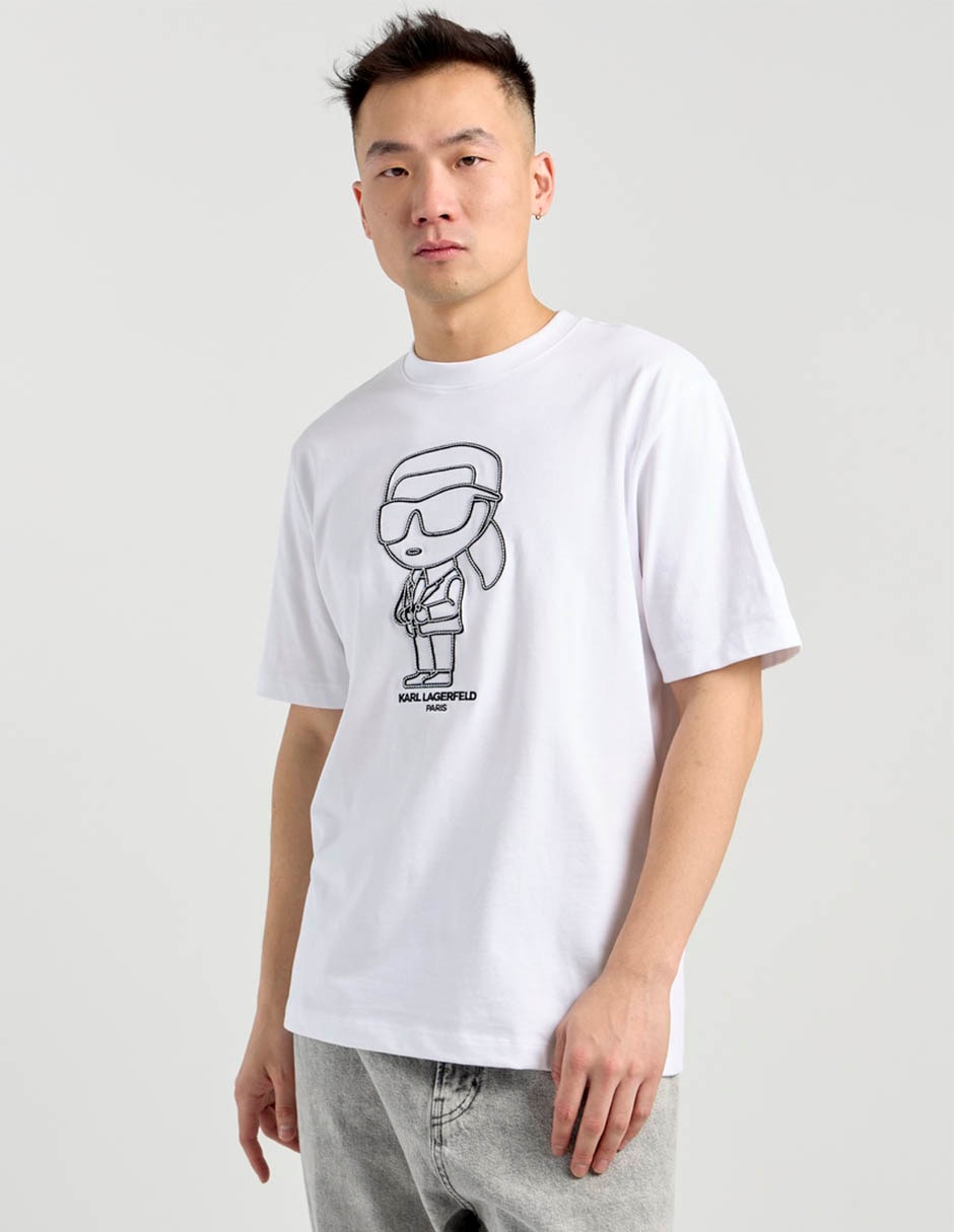 Playera cuello redondo para hombre