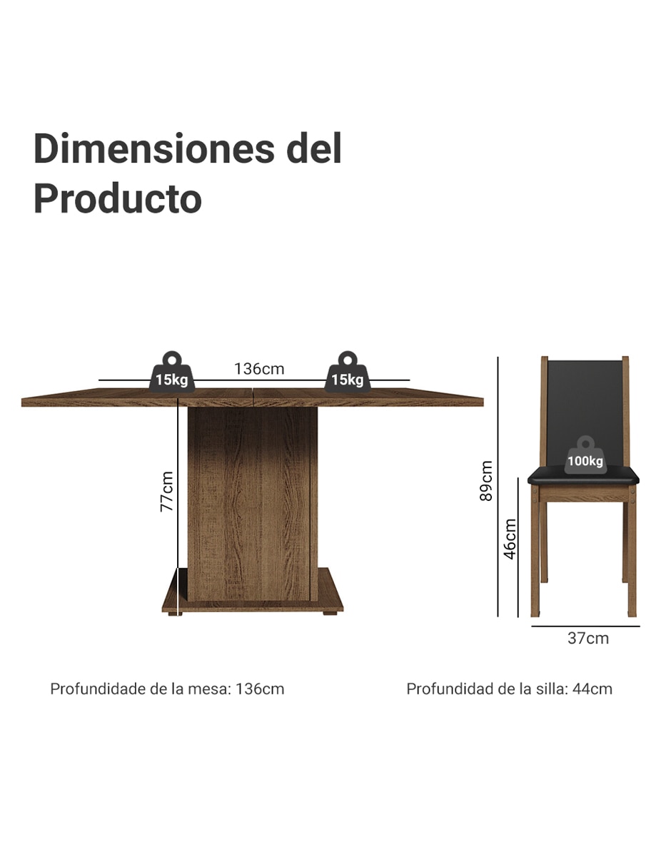 Comedor marisa para 2 personas 9