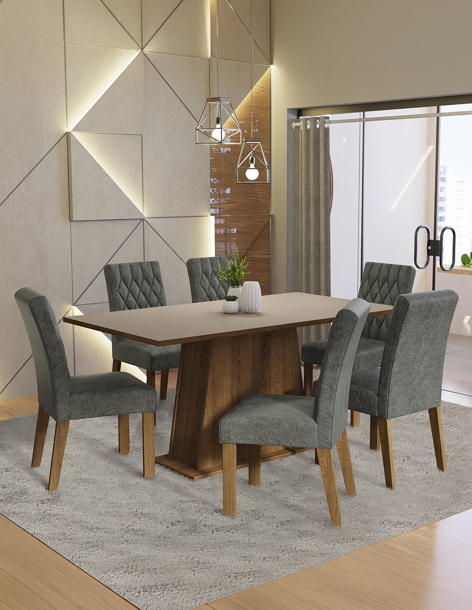 Comedor briyney para 6 personas 5