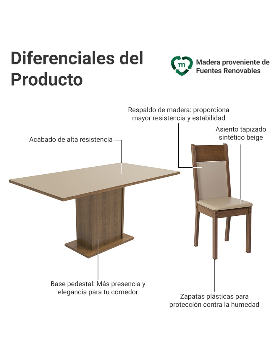 Comedor Augusta para 6 personas 5