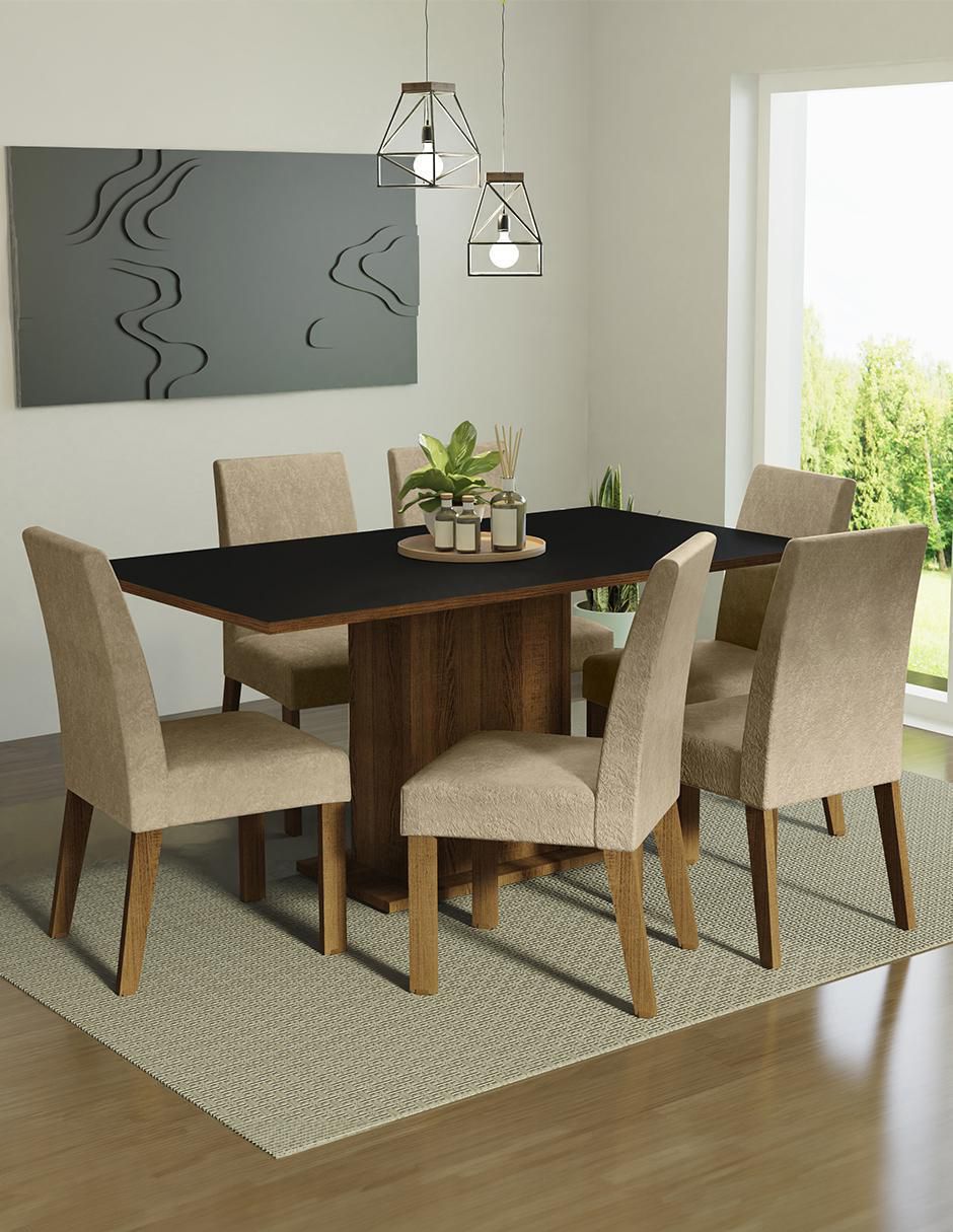 Comedor Renata Madesa para 6 personas