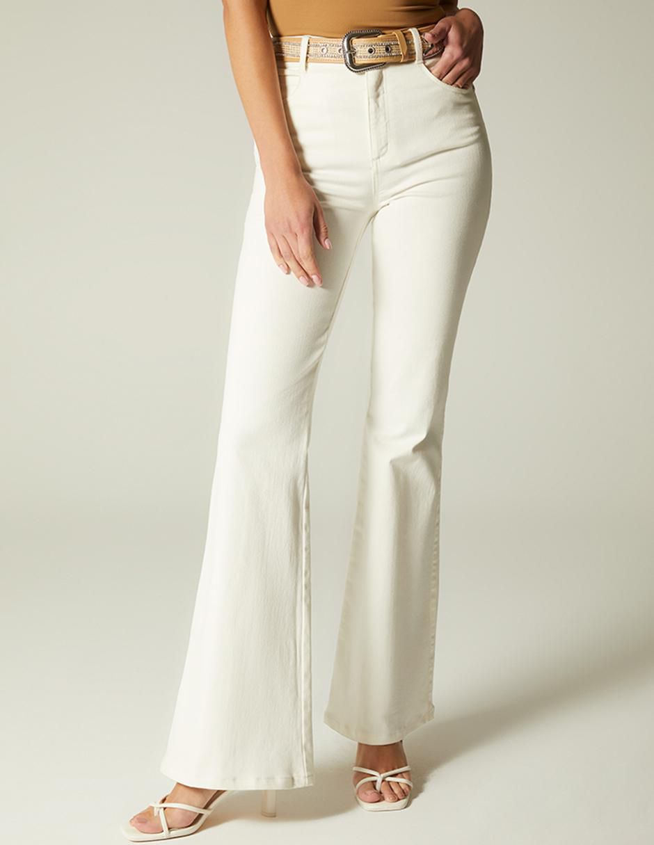 Jeans campana Studio F corte cintura para mujer