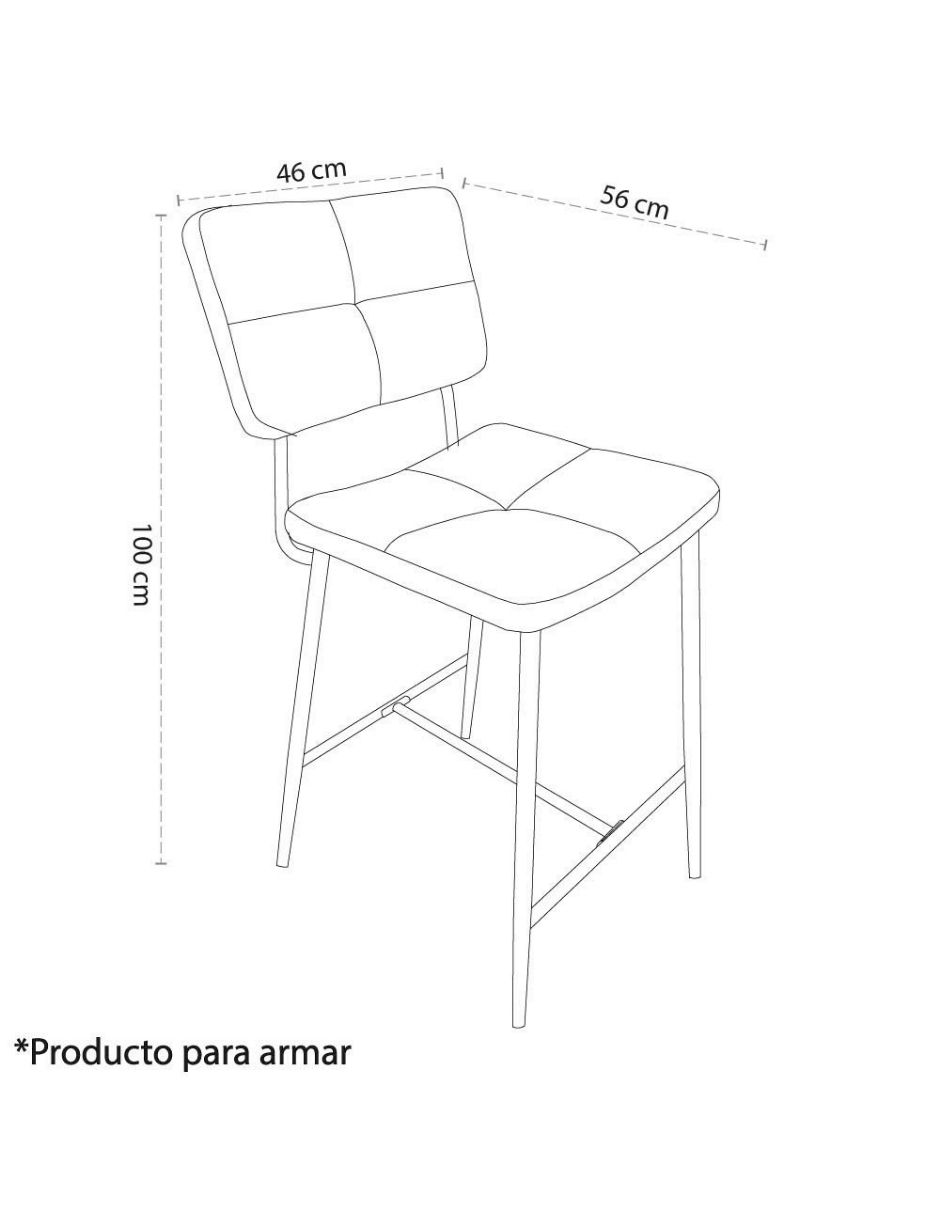 Banco alto Marken 8