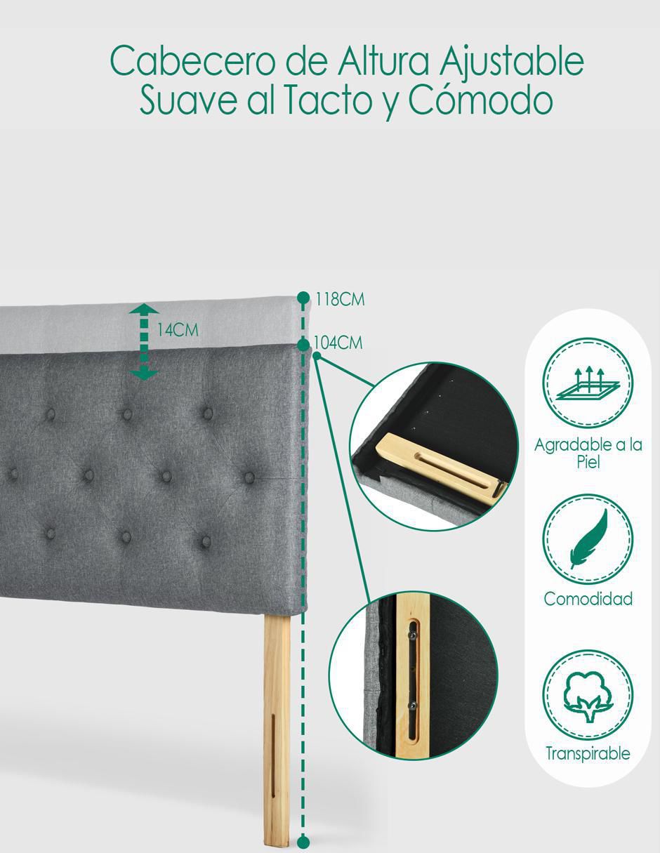 Cabecera armable Hydemu de madera 7