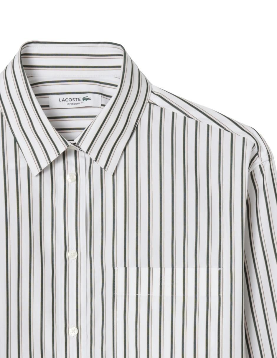 Camisa de algodón manga larga para mujer