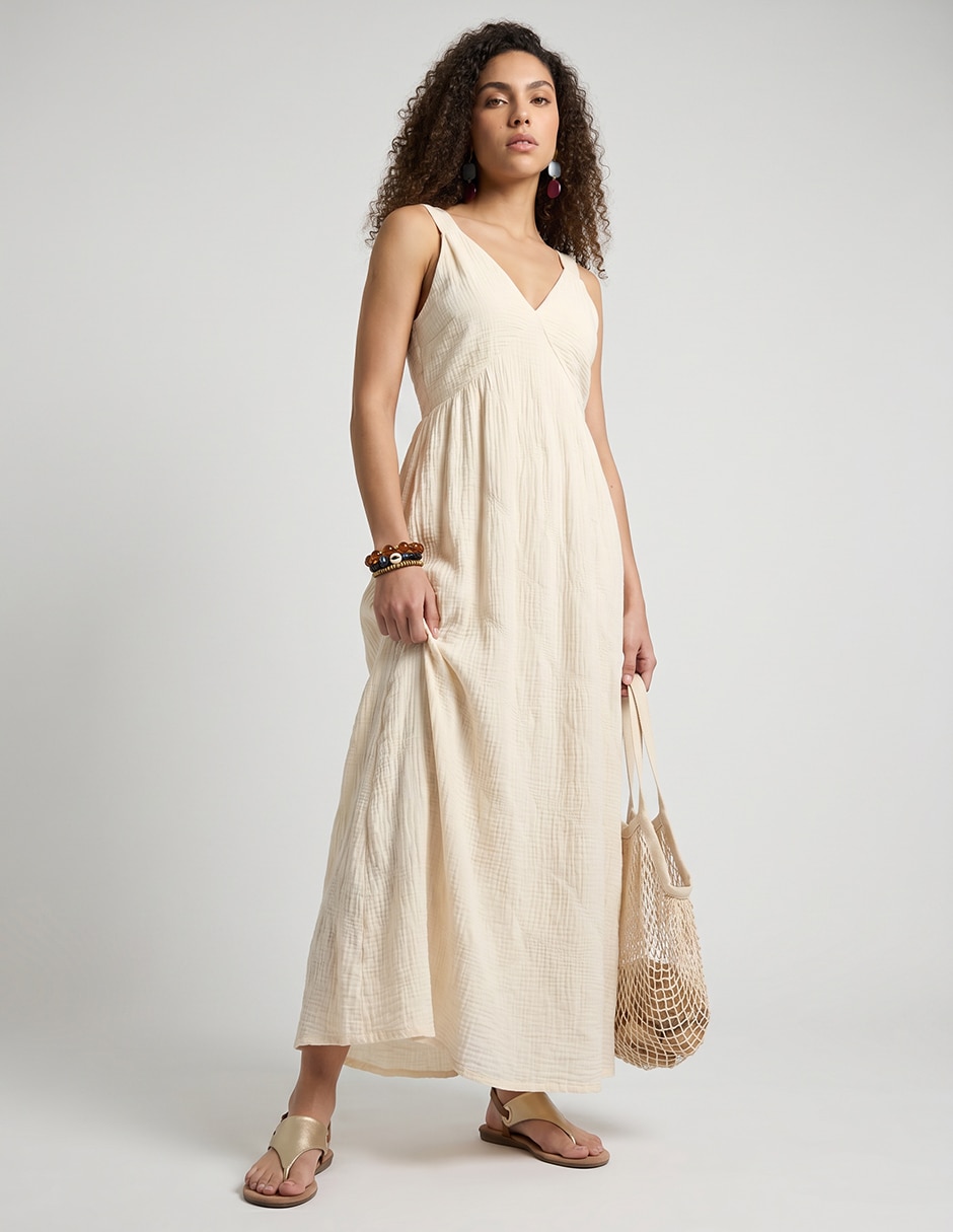 Vestido largo casual Now & Then para mujer