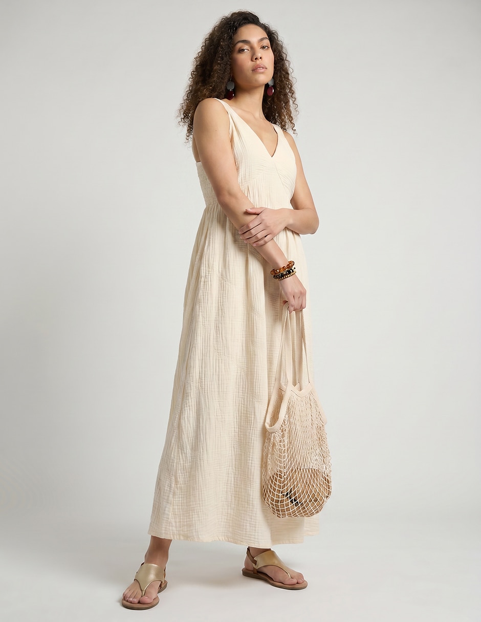 Vestido largo casual Now & Then para mujer