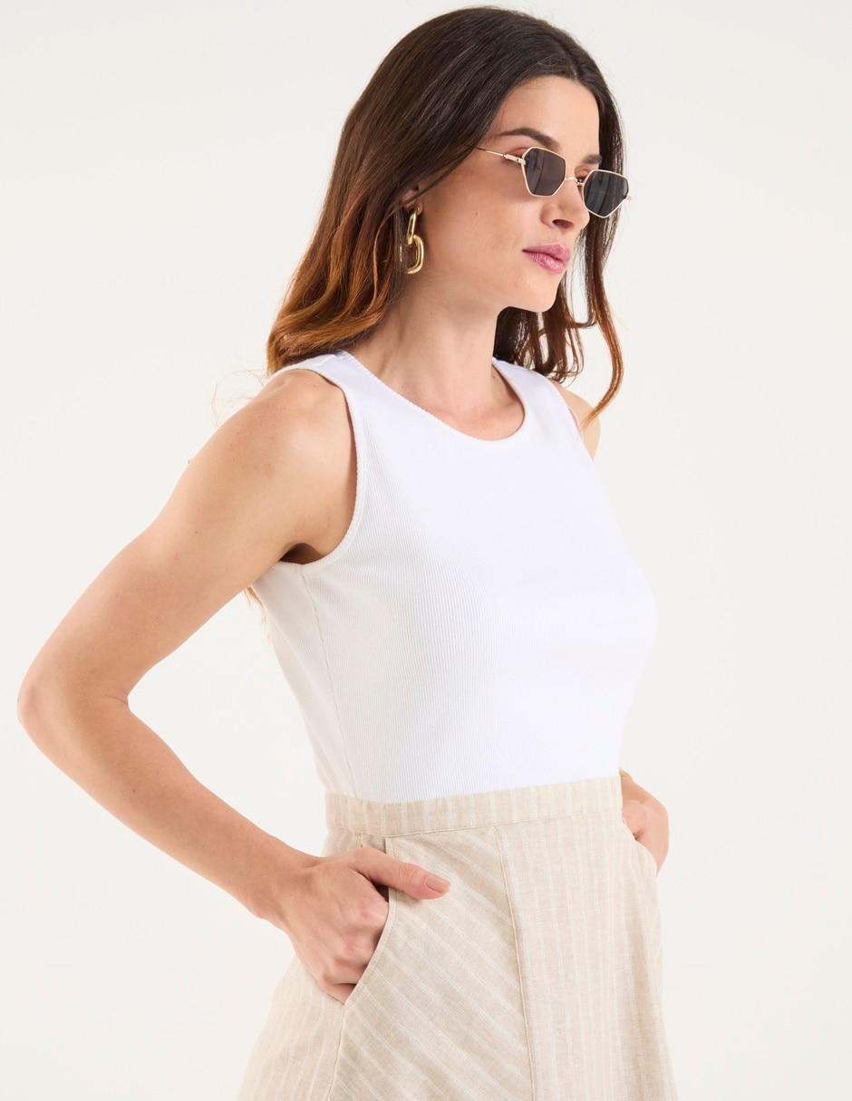 Vestido midi casual Map para mujer