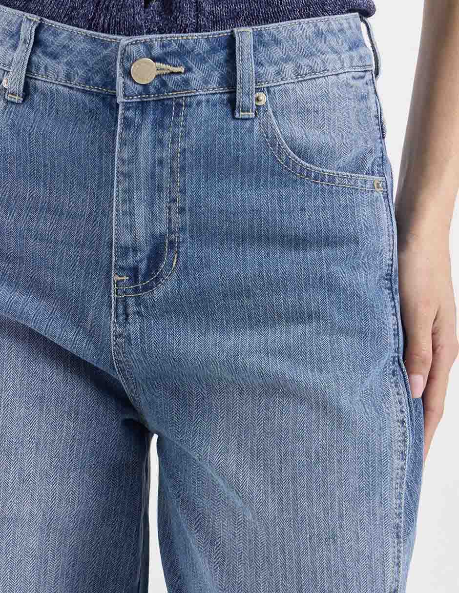 Jeans acampanado flare Kur.Kuma para mujer