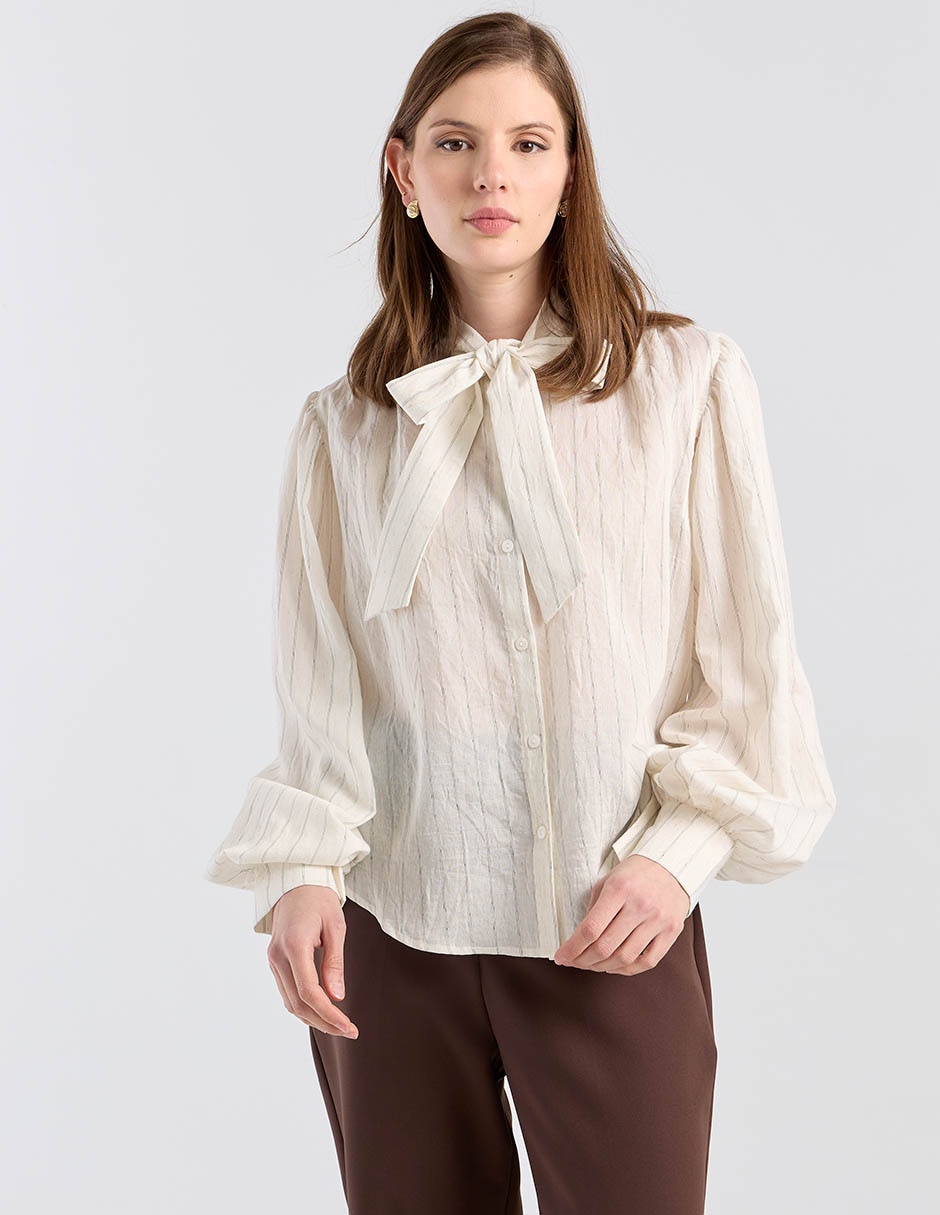 Blusa manga larga para mujer 11